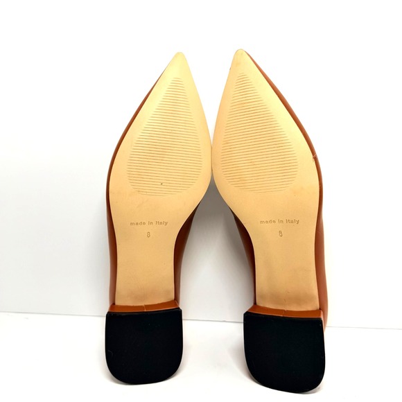 Valentino by Mario Valentino VLogo Perla Block Heel Pumps Women's Size 8 Italy - Picture 10 of 13